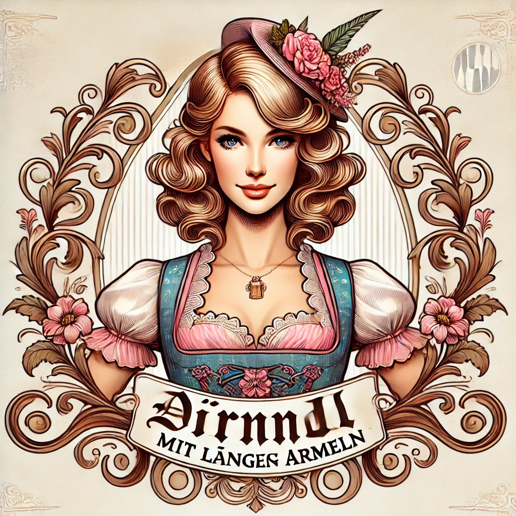 Dirndl s dlouhými rukávy - elegance a tradice